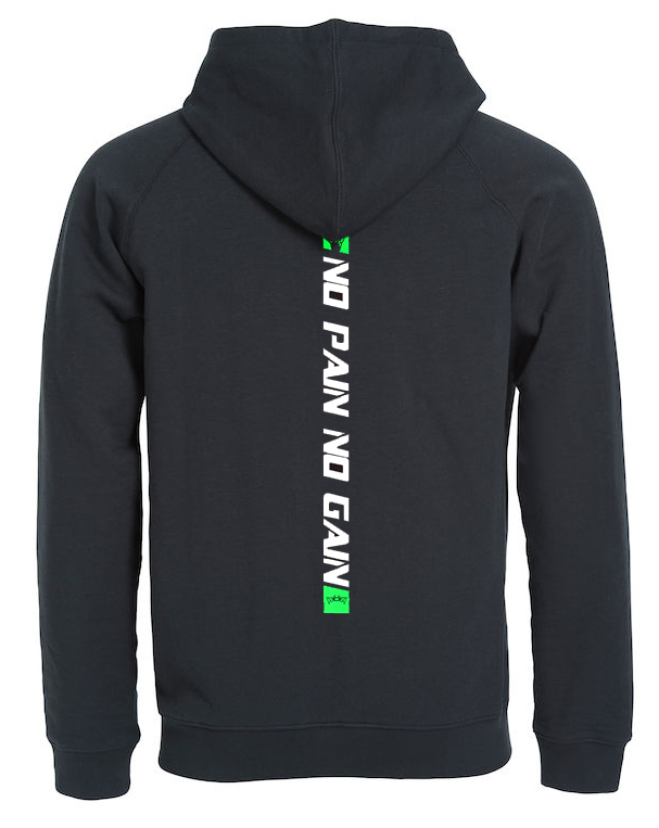 No-Pain-Hoody-Hinten No Pain No Gain Hoody Herren