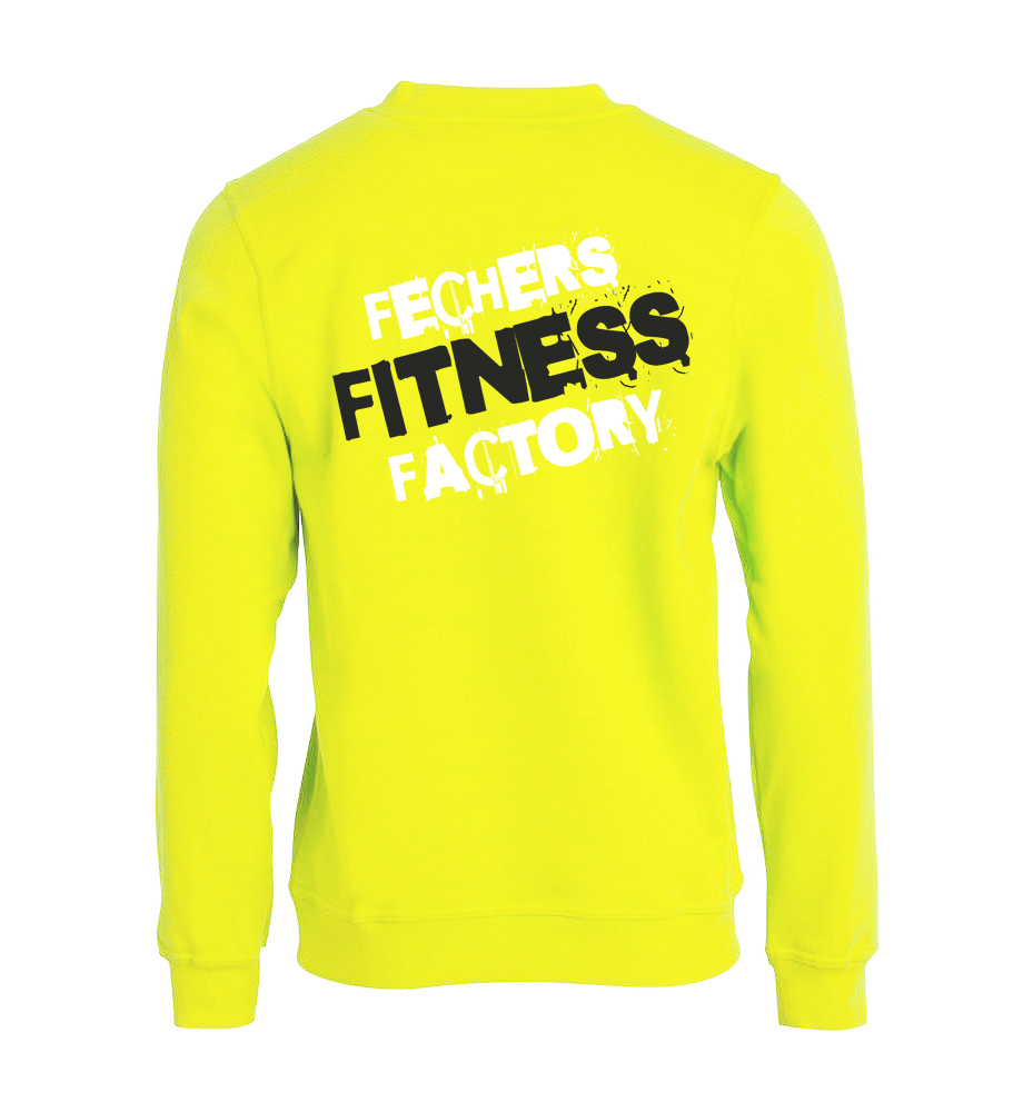 Gelb-hinten FFF Pulli Damen / Herren