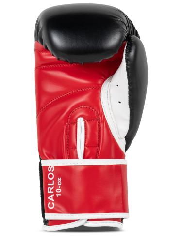 CARLOS Boxhandschuhe aus Kunstleder - Benlee - 1502 black / red / white