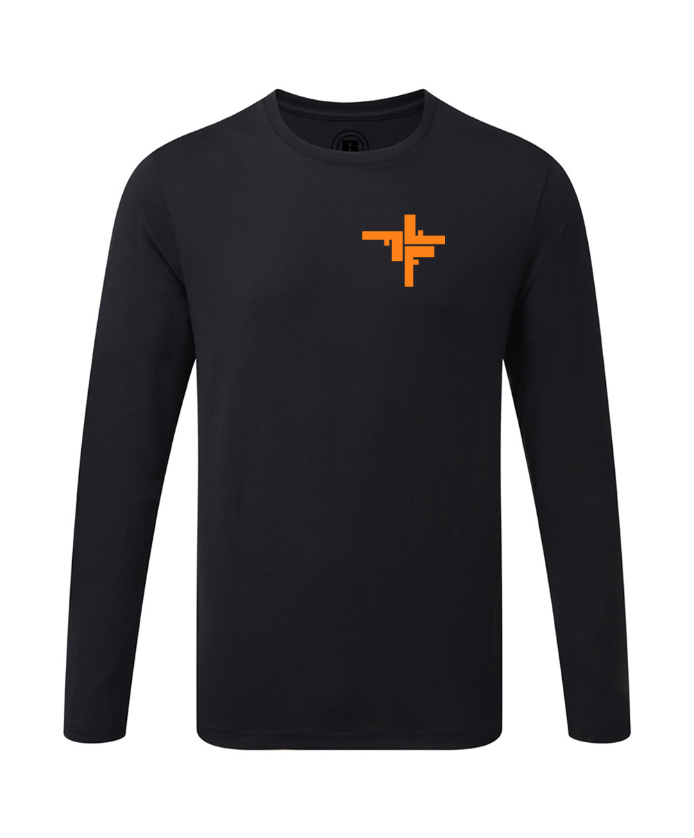 schwarz-orange-158d54c067d038 Fechers Fitness Factory Langarmshirt Kinder