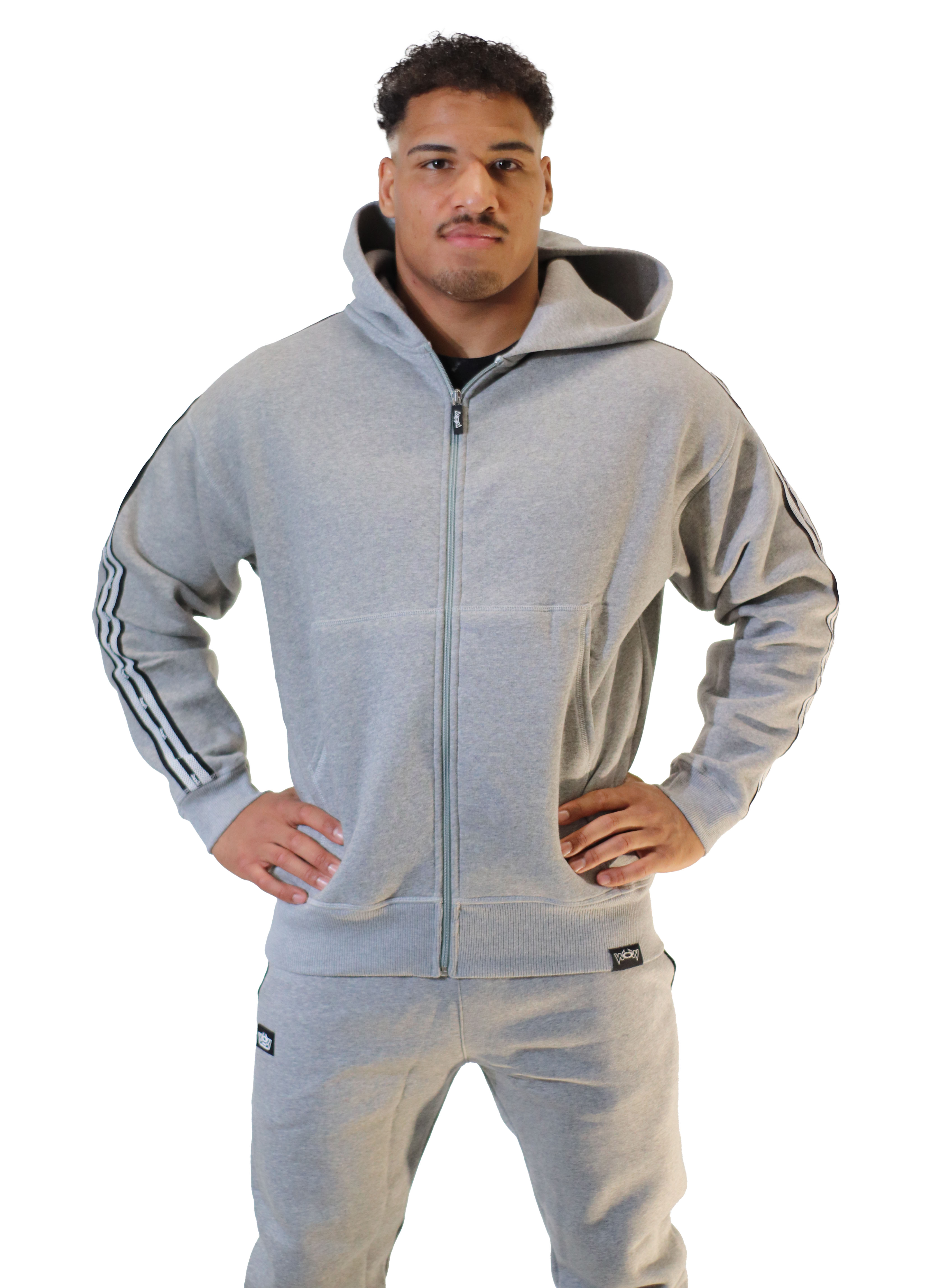 Jacket Zipper Pro Lopez WoW Grau