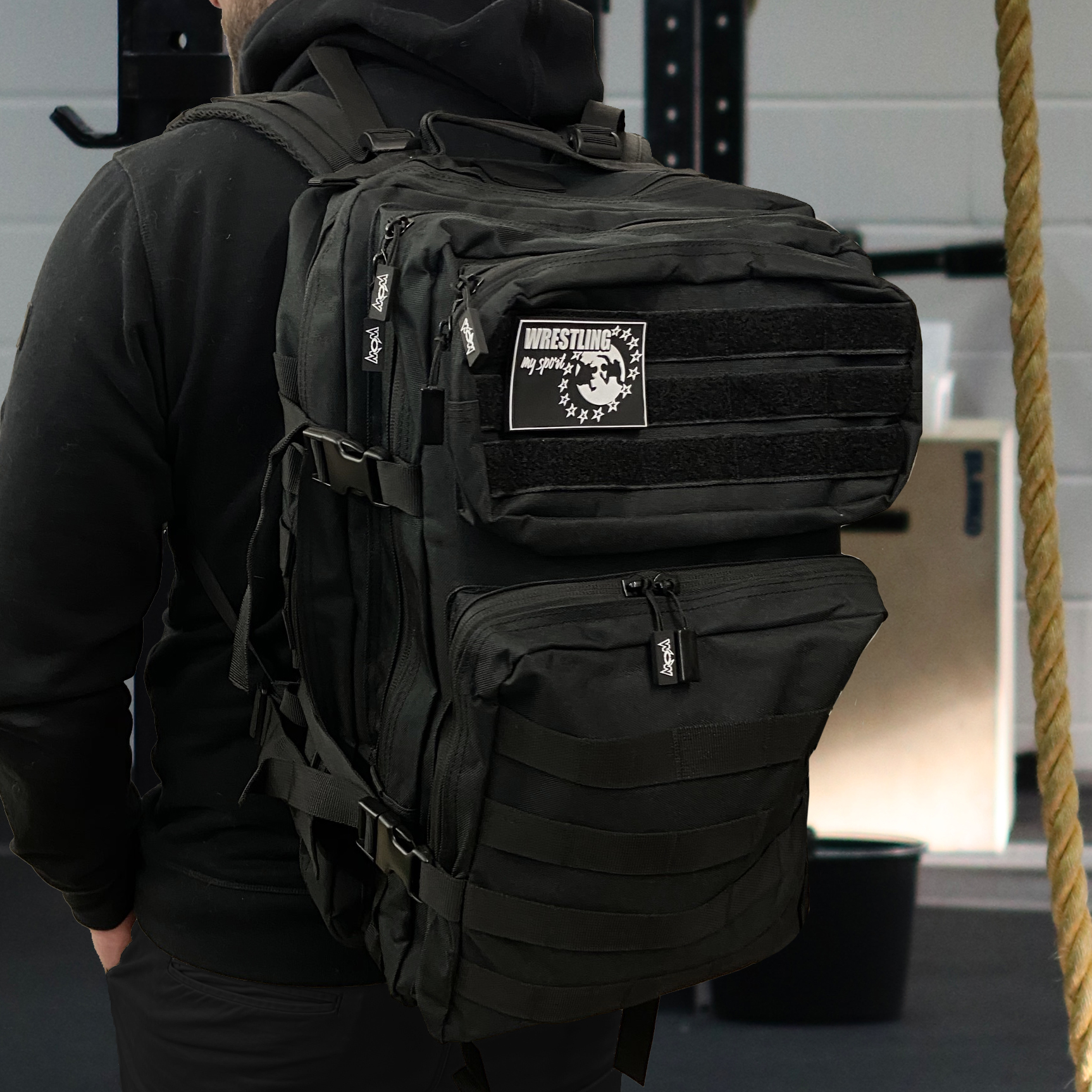Rucksack-Instagram Allzweck / Fitness Rucksack "WRESTLING my sport"
