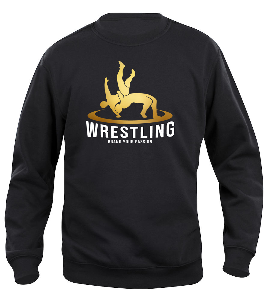 Wrestler in Action Pullover