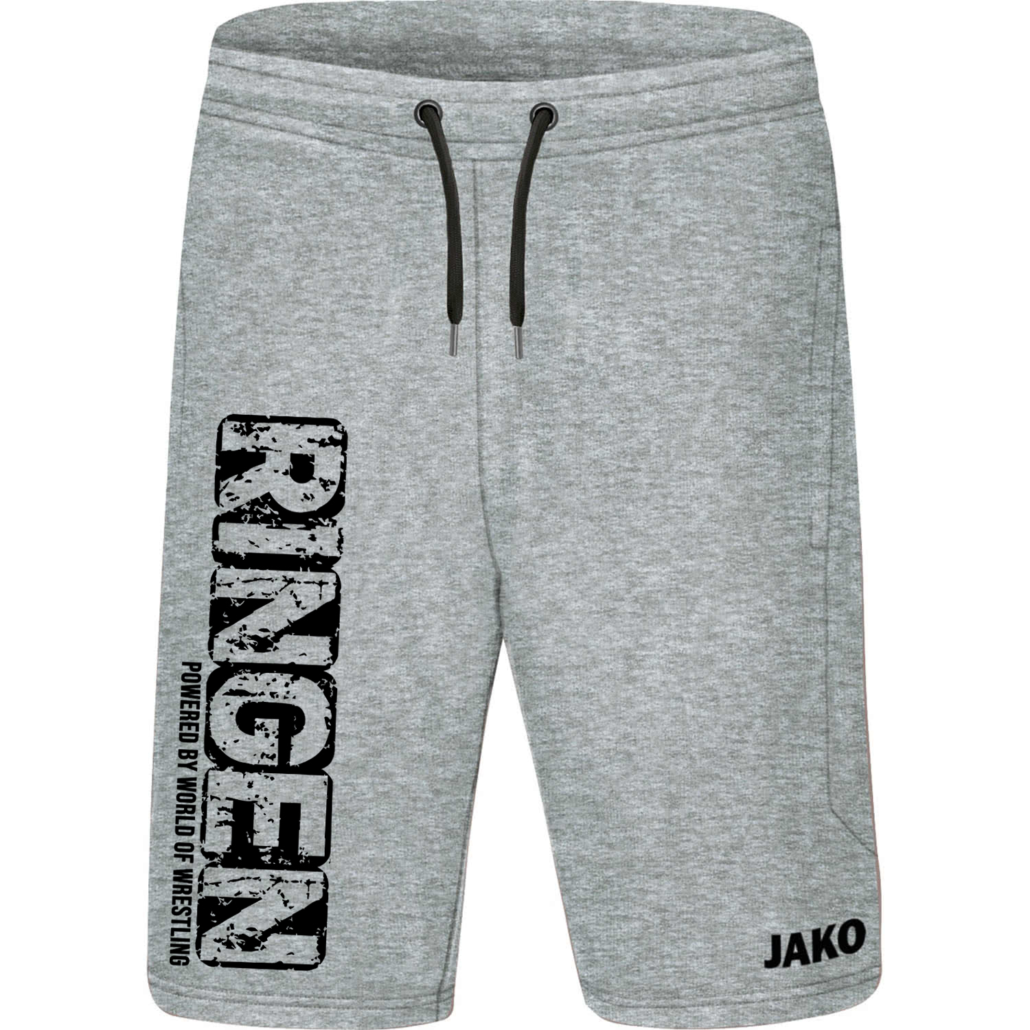 Short-Ringen-Powered-Grau RINGEN Powered by World of Wrestling Short Kinder
