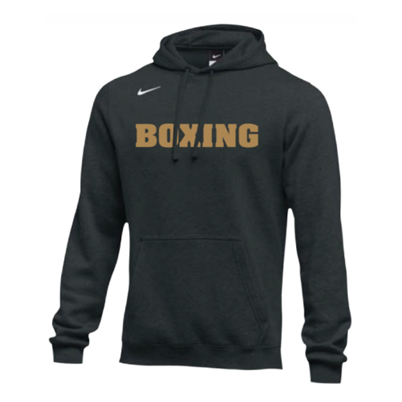 Nike Hoodie Boxing WM (-017) schwarz mit goldenem Druck 