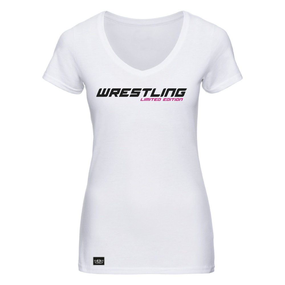 Wrestling-Weiss-Limited-Pink T-Shirt Limited Edition Pink Weiß