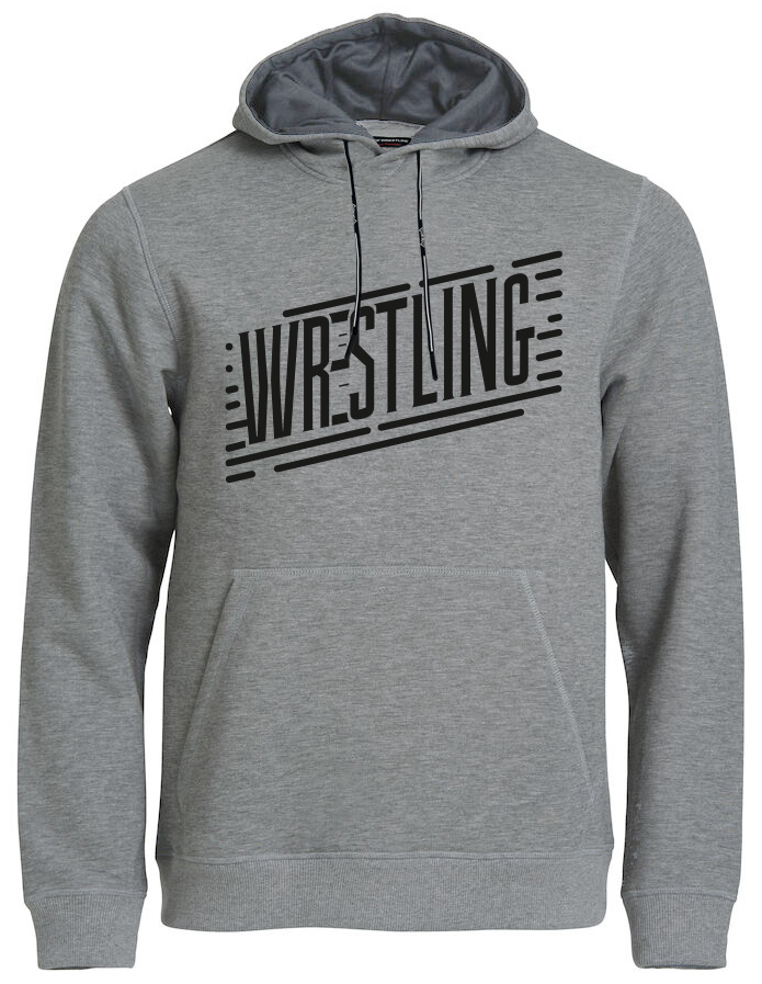 Hoody Wrestling lines up grau 