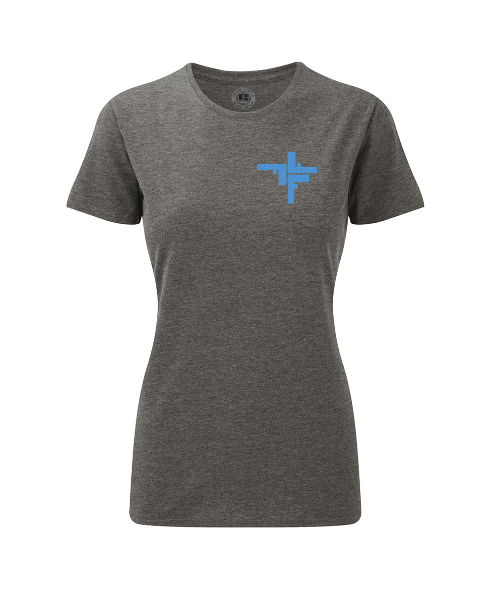 grau-blau58d541ffdd5a5 Fechers Fitness Facory Rundhals T-Shirt Damen