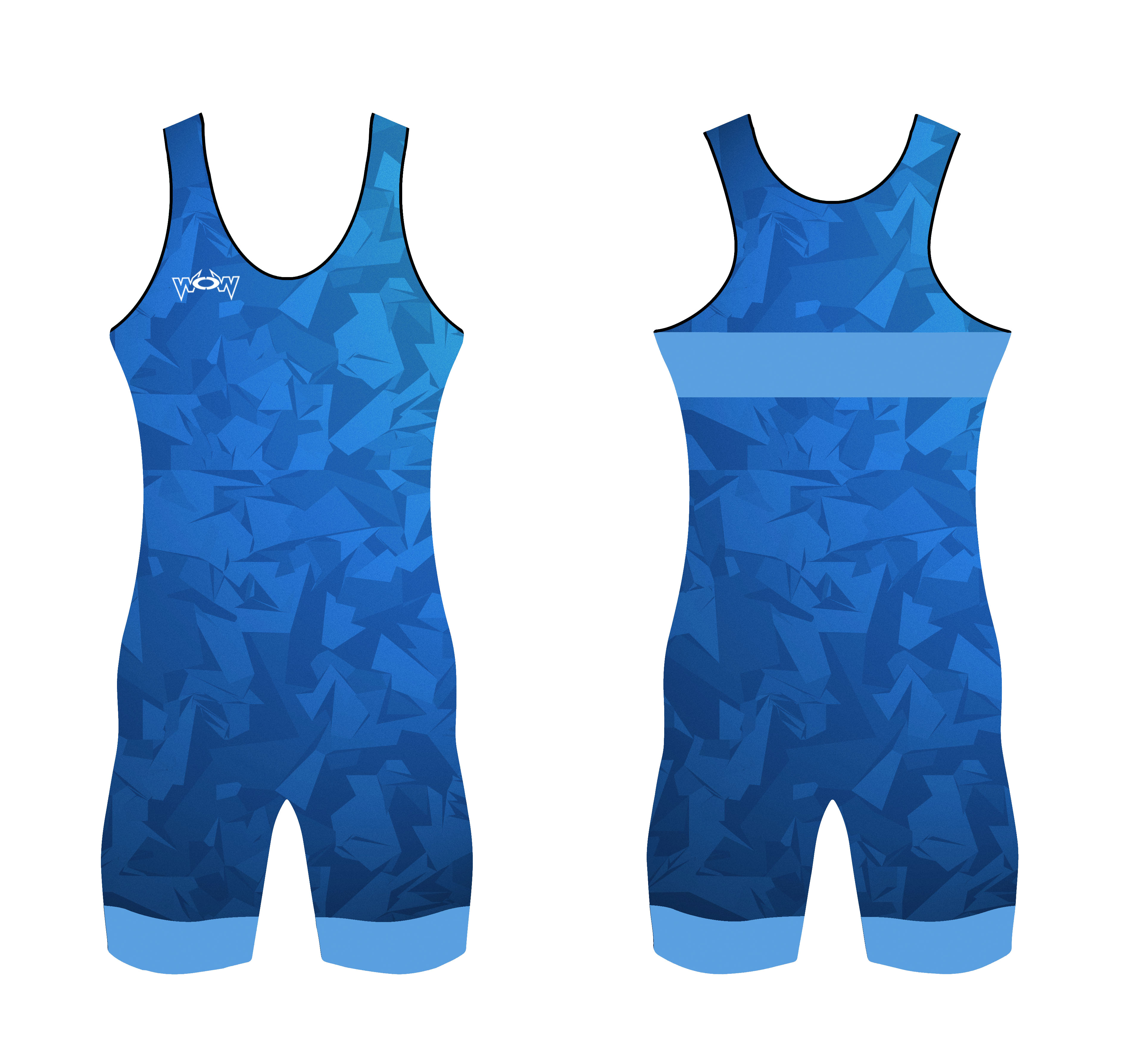 Camo-Blau Trikot Camo Doppelpack Kinder