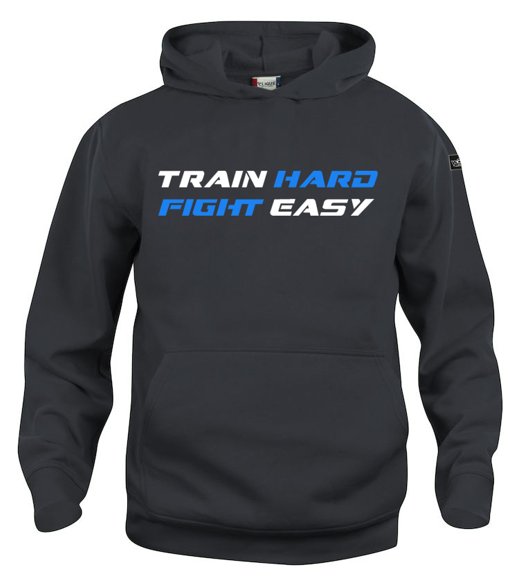 Train Hard Fight Easy Hoody Kinder