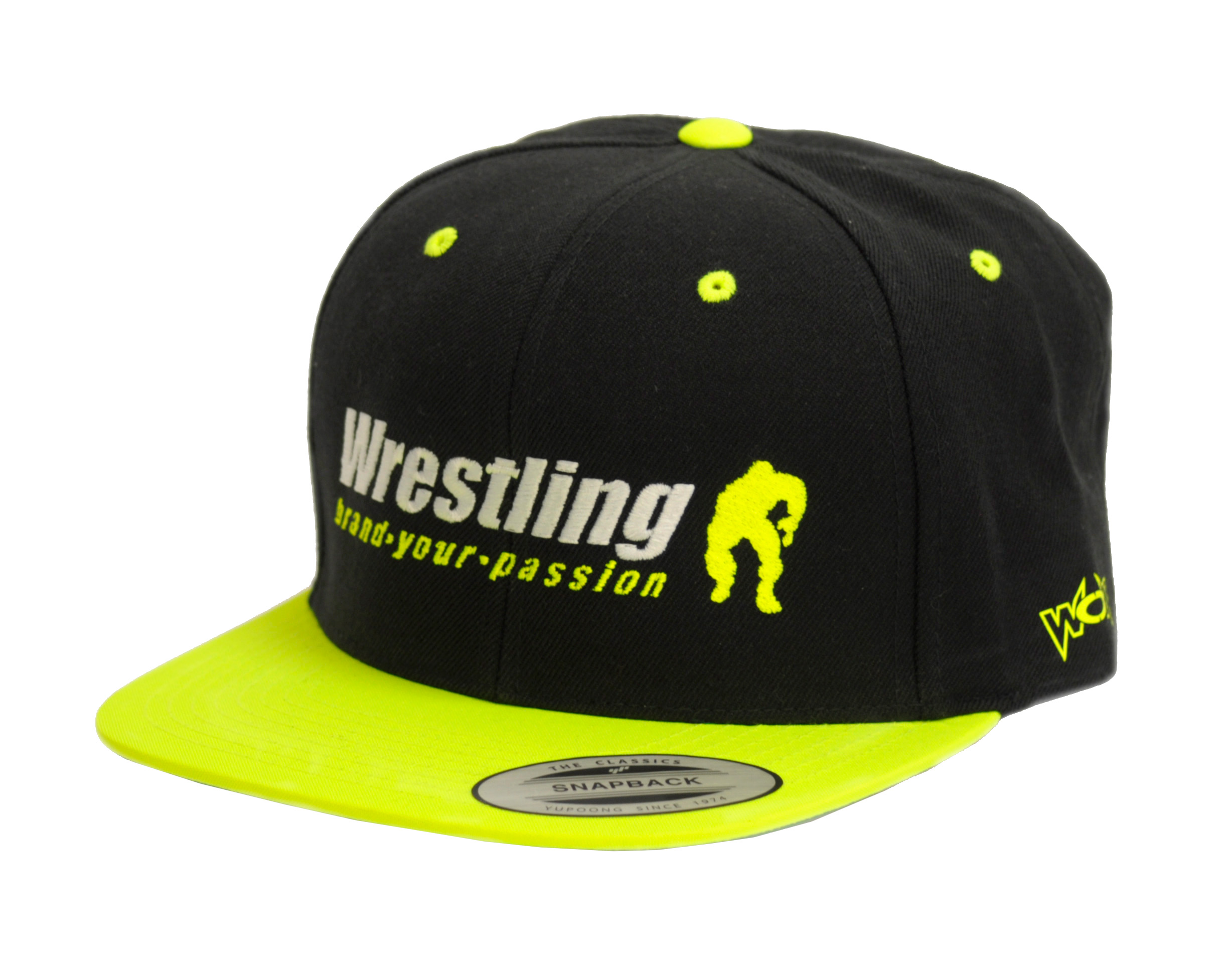 Wrestling-GelbabheRJ9CozY71 Neon Kappe Wrestling Brand Your Passion Gelb