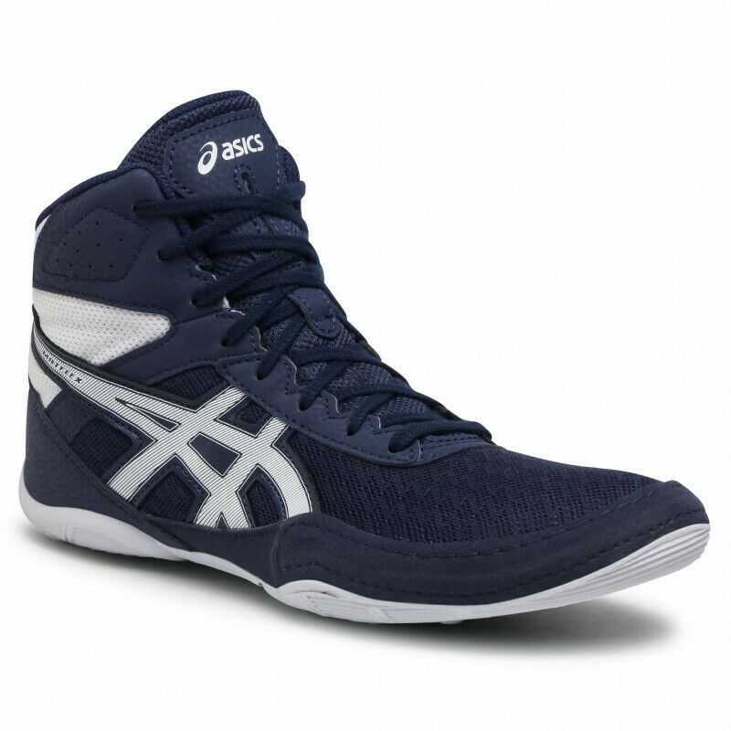 Matflex-6-GS-navy-white-Ringerschuhe-ASICS-Matflex-wrestling-shoes-08 Kinder Matflex 6 GS PEACOAT WHITE - only size 32,5