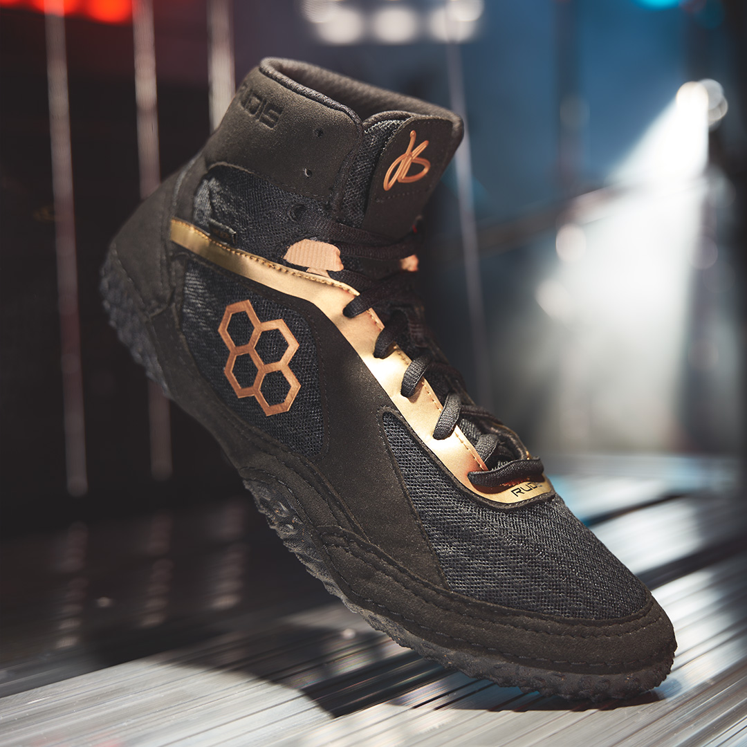 JBA-0006-UN-07-5-Jordan-Burroughs-Alpha-2-0-AlllSeeIsGold-wrestling-shoes-Ringerschuhe-mma-Schuhe-boxing-Shoes-RUDIS-02 Ringerschuhe Rudis Jordan Burroughs Alpha 2.0 Youth -  all I see is gold
