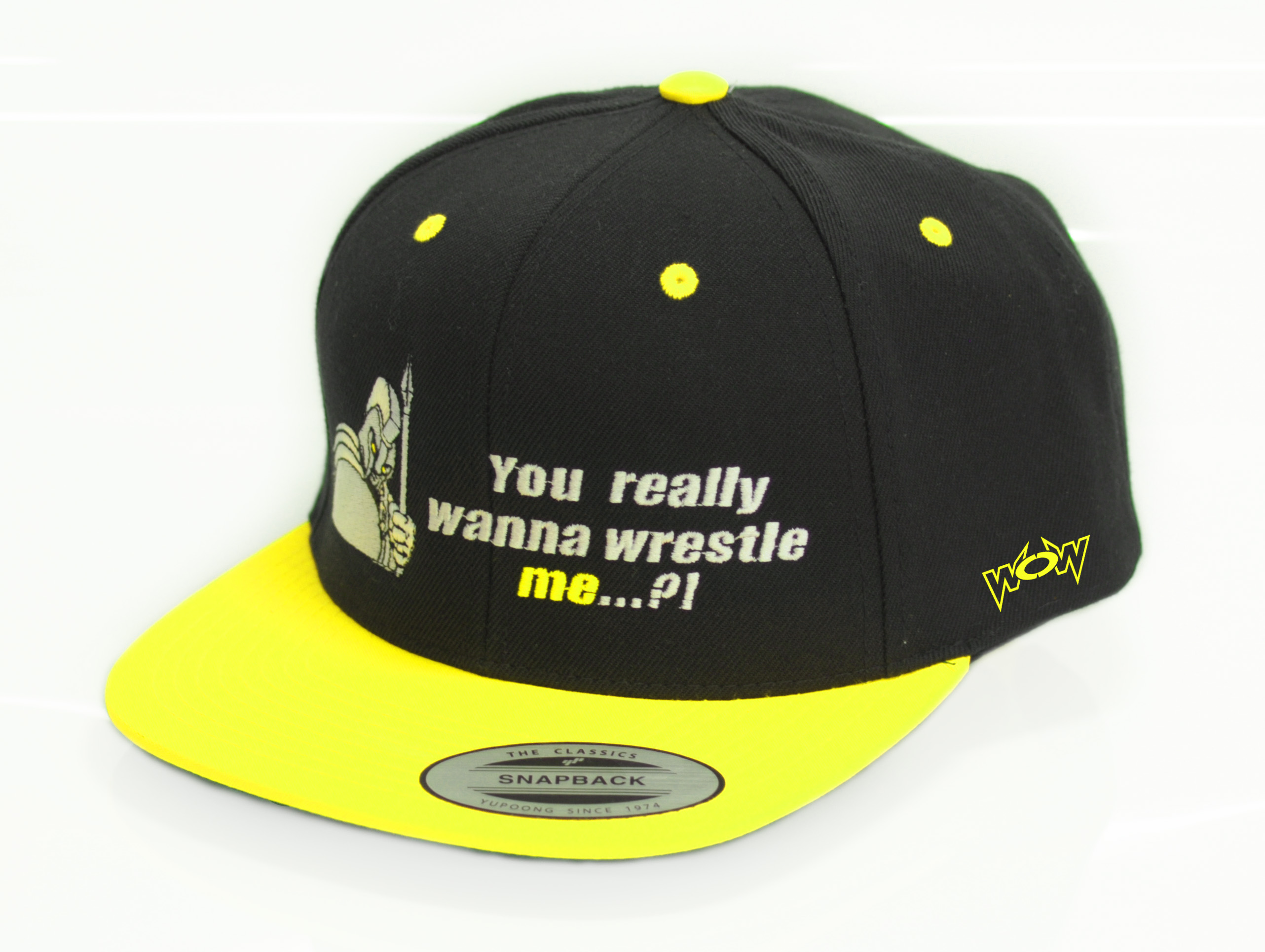 Gelb596f289056de5 Kappe You realle wanna wrestle me ? Gelb