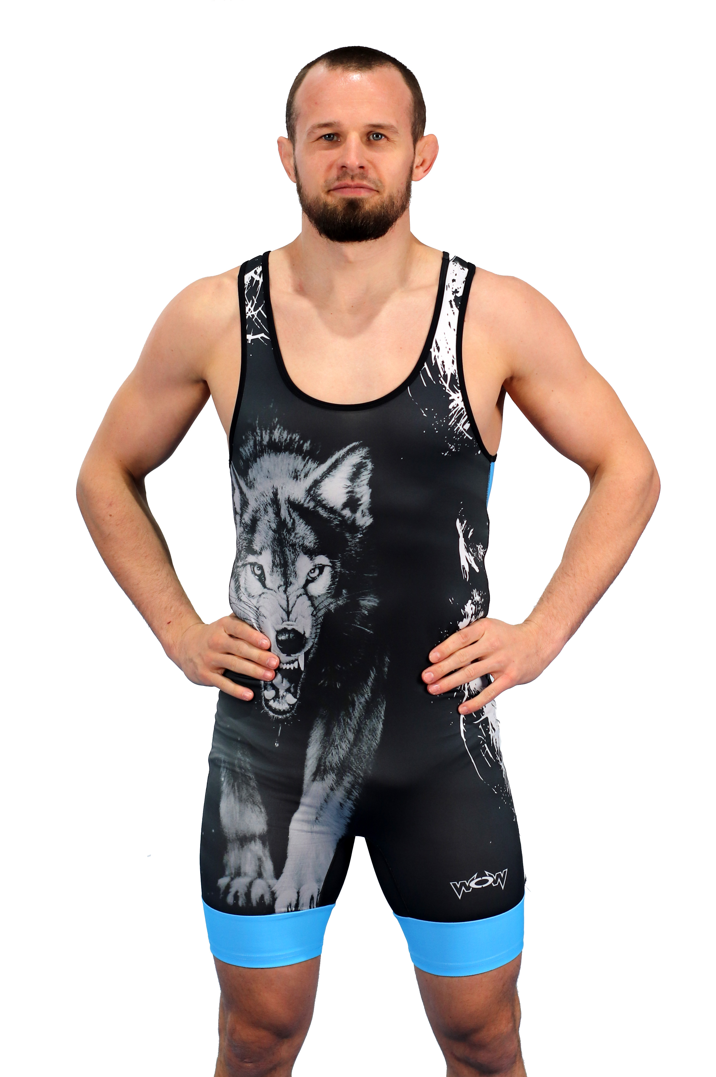 Wolf-Blau-vorne Trikot Wolf Doppelpack Herren