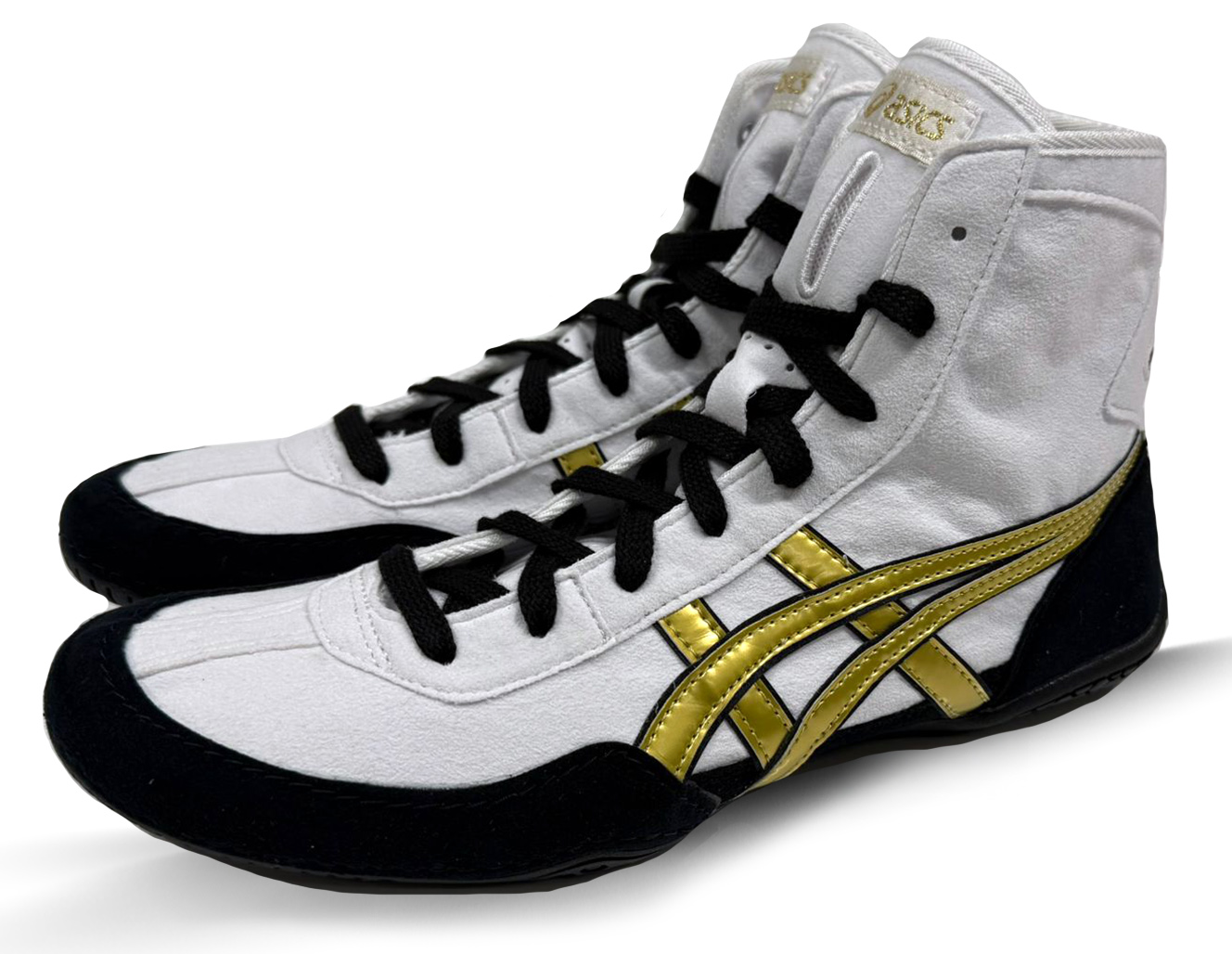 Asics EX-EO NEU (Nachfolger von TWR900) black white gold (DJT)