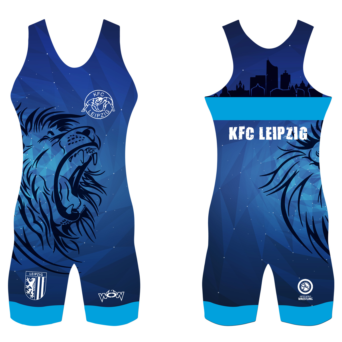 Trikot-Kinder-Blau Leipzig Trikot Kinder Doppelpack