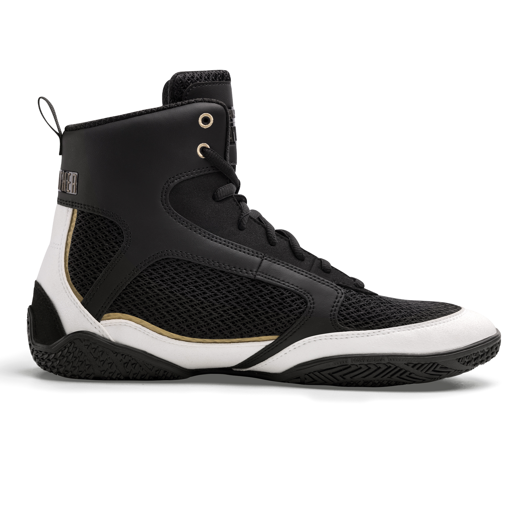 Hayabusa - Mayweather Champ Boxing Shoes Black-Gold - MWCHBS-BKGD Hayabusa - Mayweather Champ Boxing Shoes Black-Gold - MWCHBS-BKGD