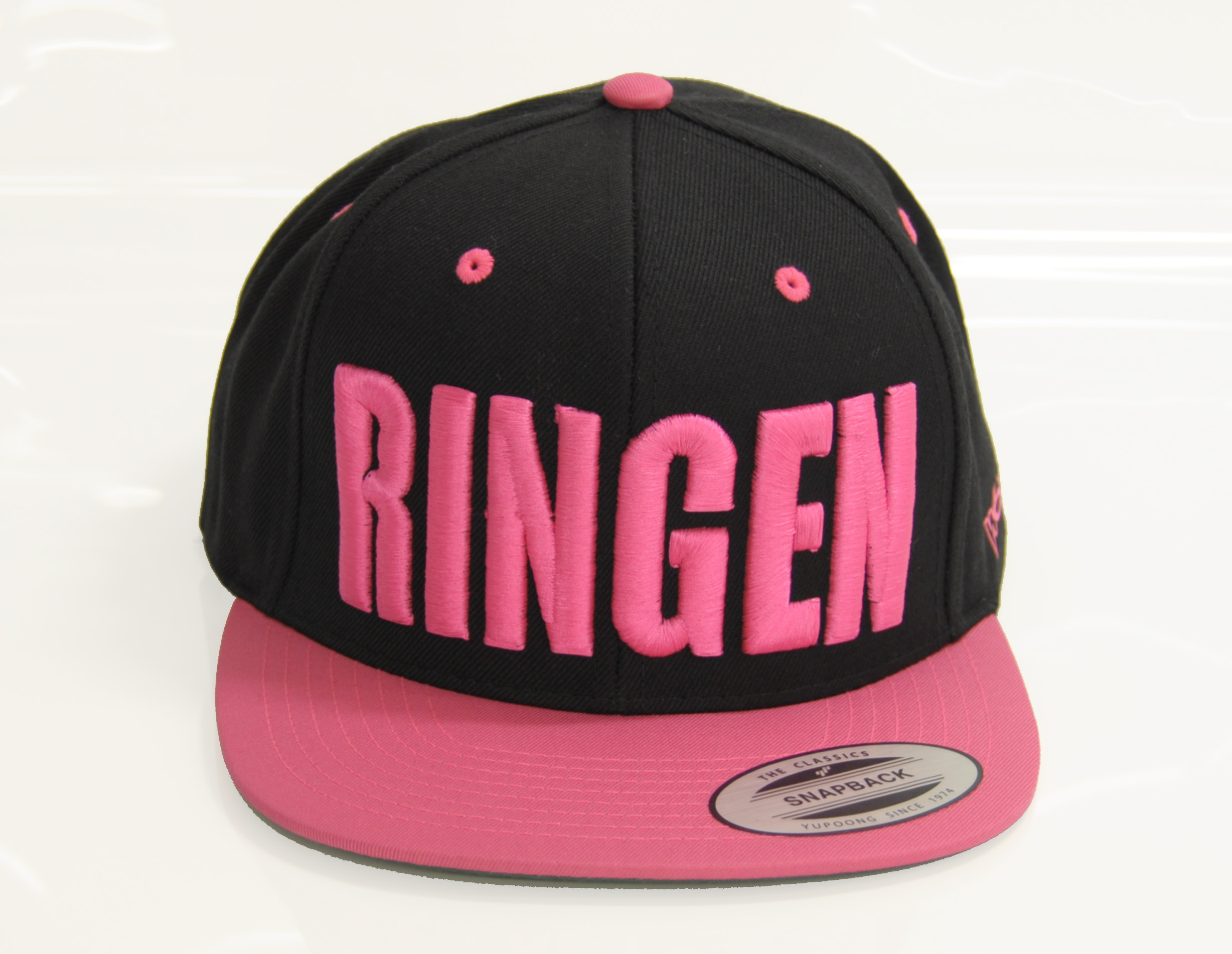 Ringen-Pink-2 Ringen 3D Kappe Premium Pink