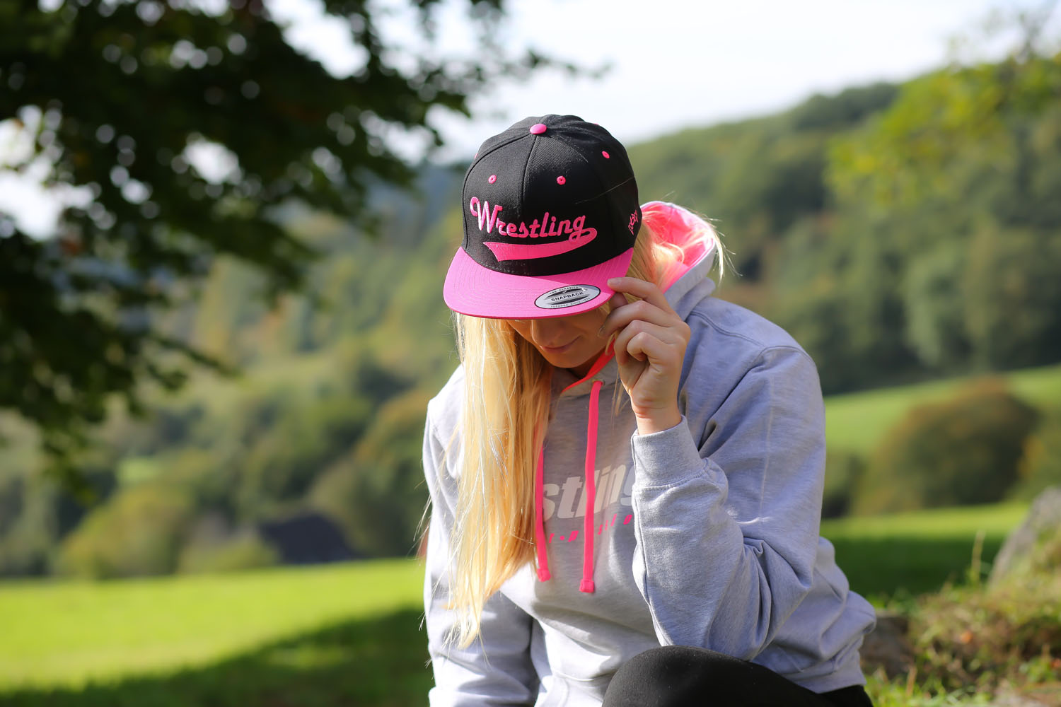 IMG_5054wow Wrestling Kappe Pink