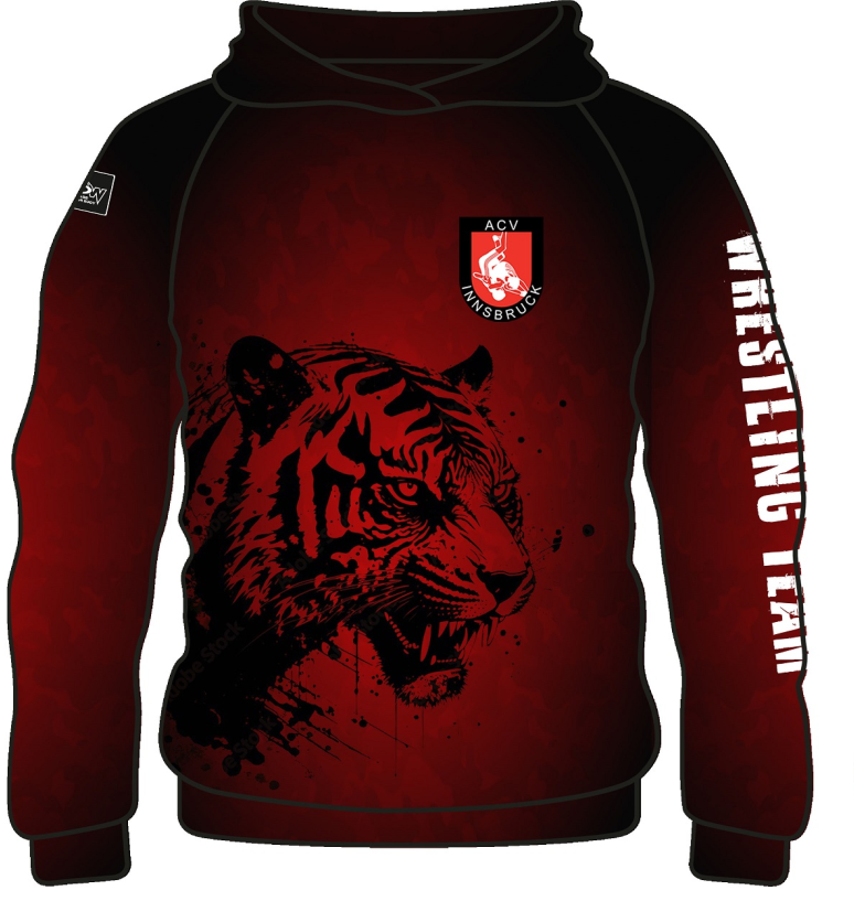 Volldesignter Hoody Erwachsene - Innsbruck ( Tigers ) Volldesignter Hoody Erwachsene - Innsbruck ( Tigers )