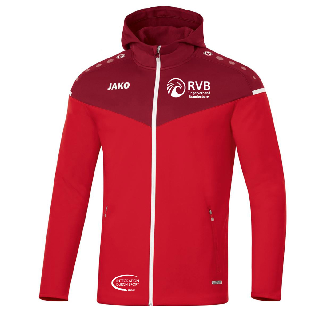 Jacke-Brandenburg-Vorne Kapuzenjacke Ringerverband Brandenburg Herren