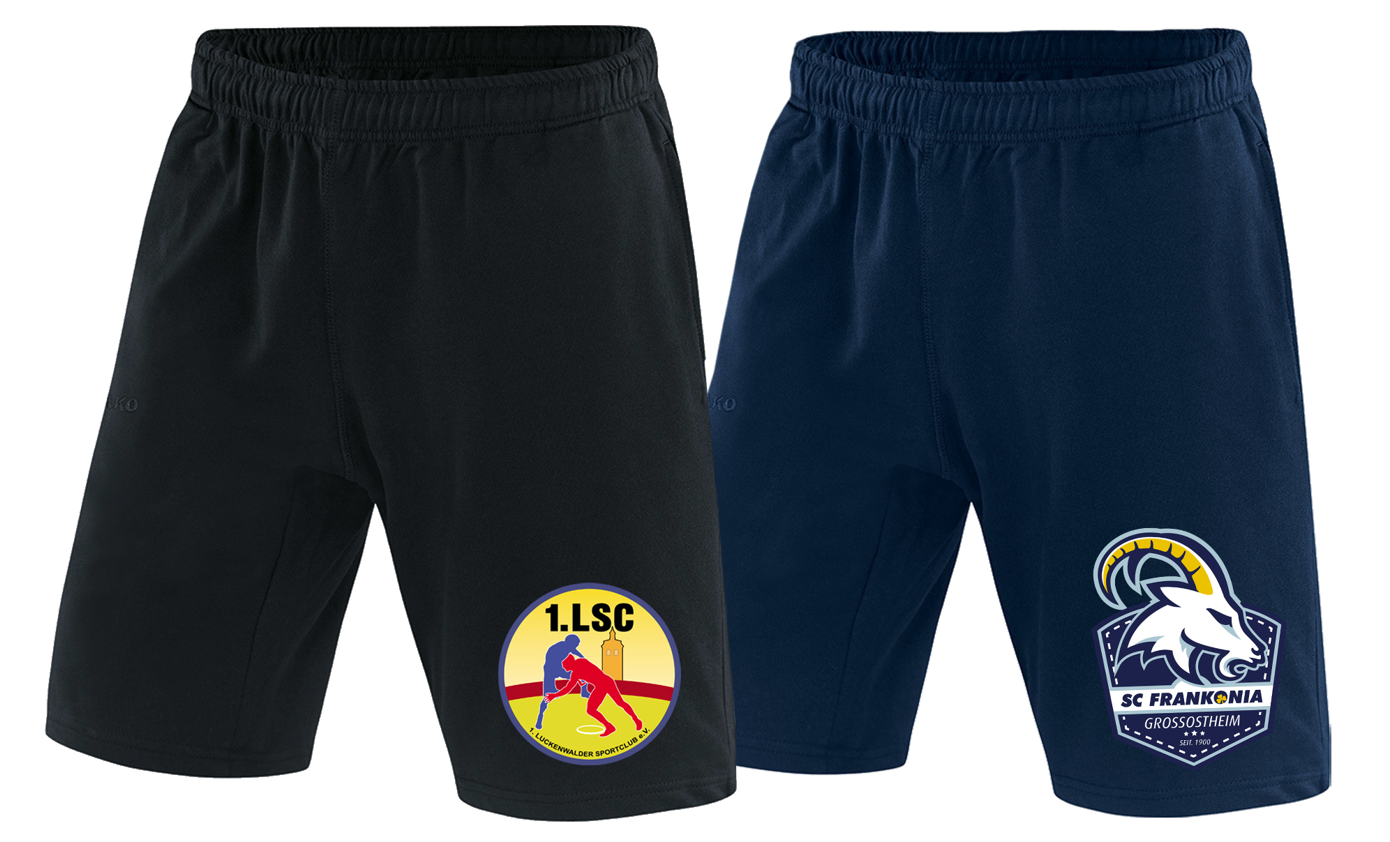 20 Shorts mit bedrucktem Logo vorne