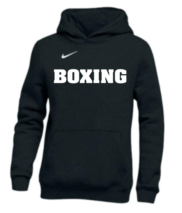 Nike Hoodie Boxing WM (-010) schwarz mit weißem Druck Nike Hoodie Boxing WM (-010) schwarz mit weißem Druck