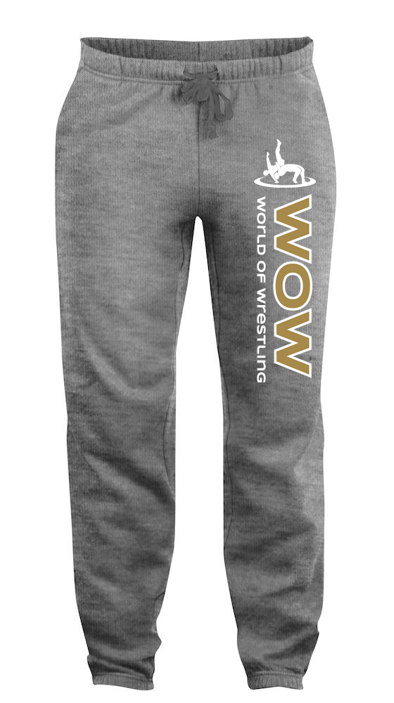 4589758e249d52 WOW Jogginghose Ringer Druck