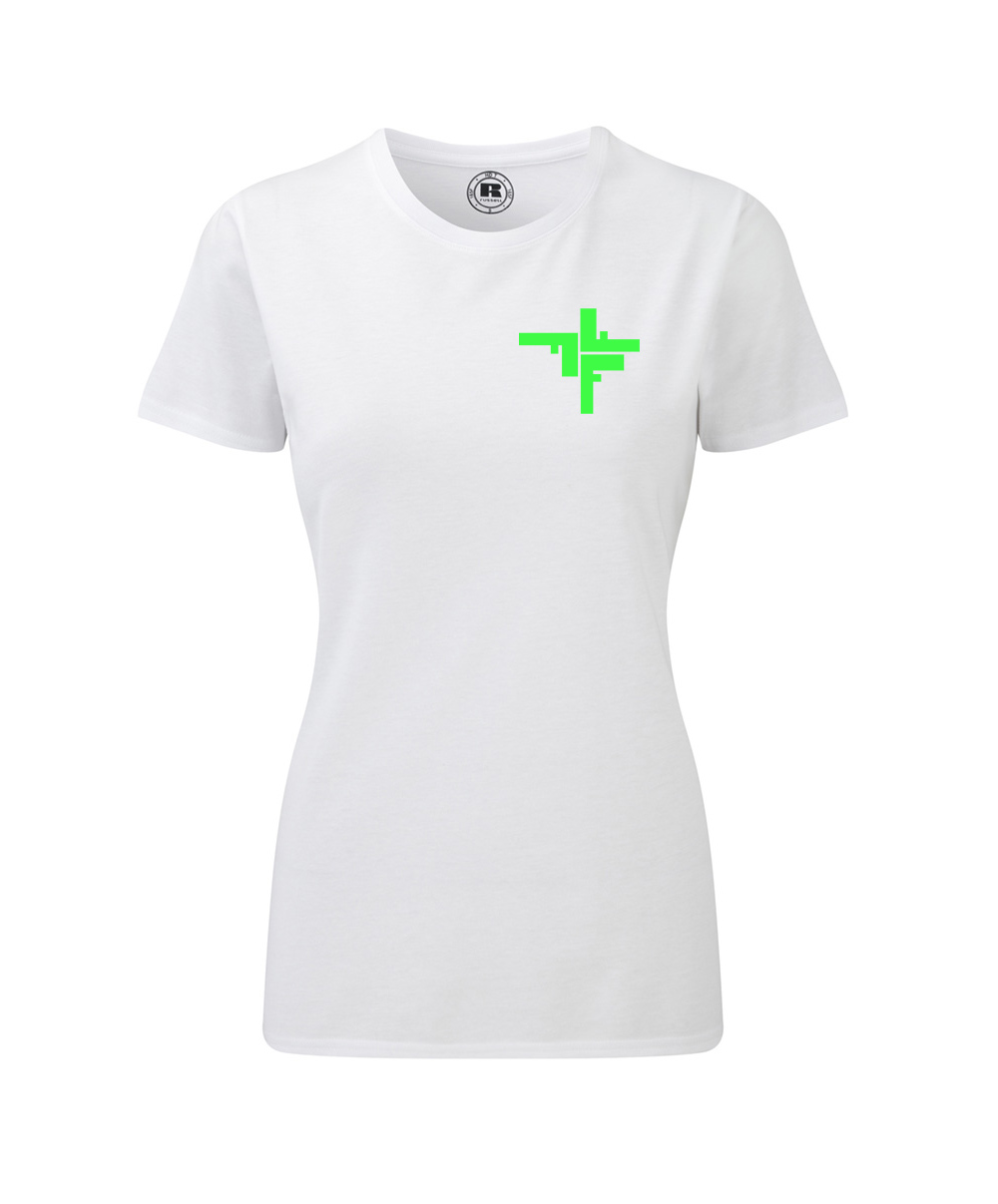 weis-grun Fechers Fitness Facory Rundhals T-Shirt Damen