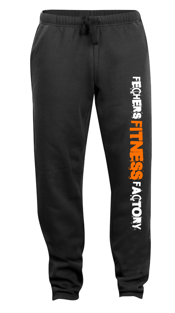 schwarz-orange58d6456590643 Fecheres Fitness Factory Premium Jogginghose Kinder