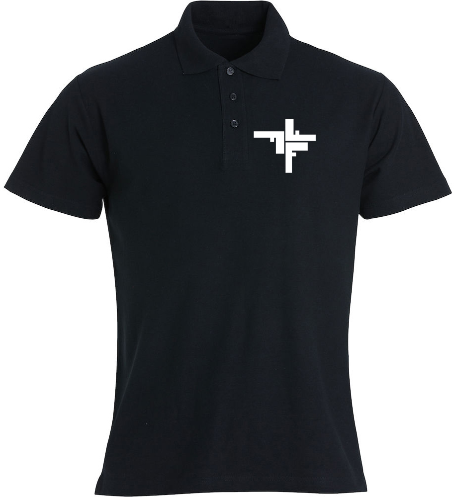 schwarz58e76d5323573 Fechers Fitness Factory Polo-Shirt mit FFF Logo