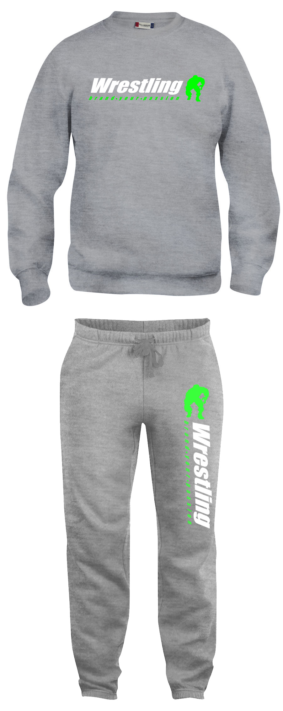 Grau-Set Jogging-Set Brand Your Passion Kinder