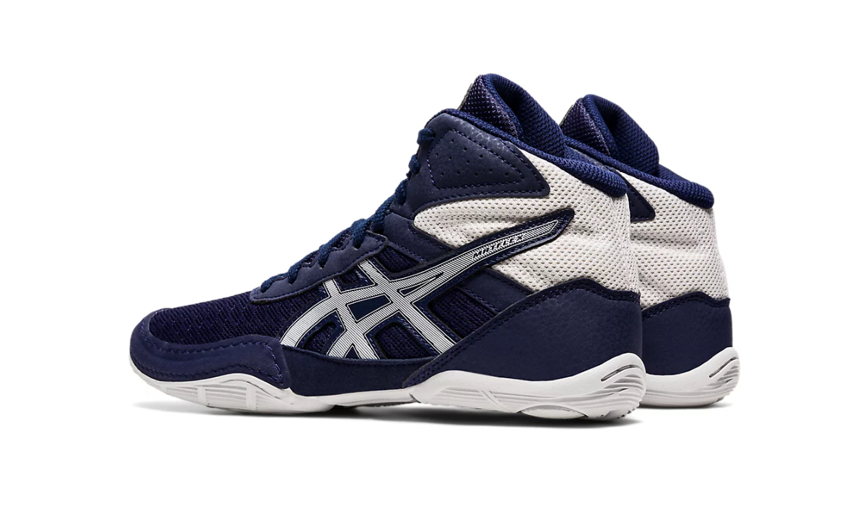 Matflex-6-GS-navy-white-Ringerschuhe-ASICS-Matflex-wrestling-shoes-02 Kinder Matflex 6 GS PEACOAT WHITE - only size 32,5