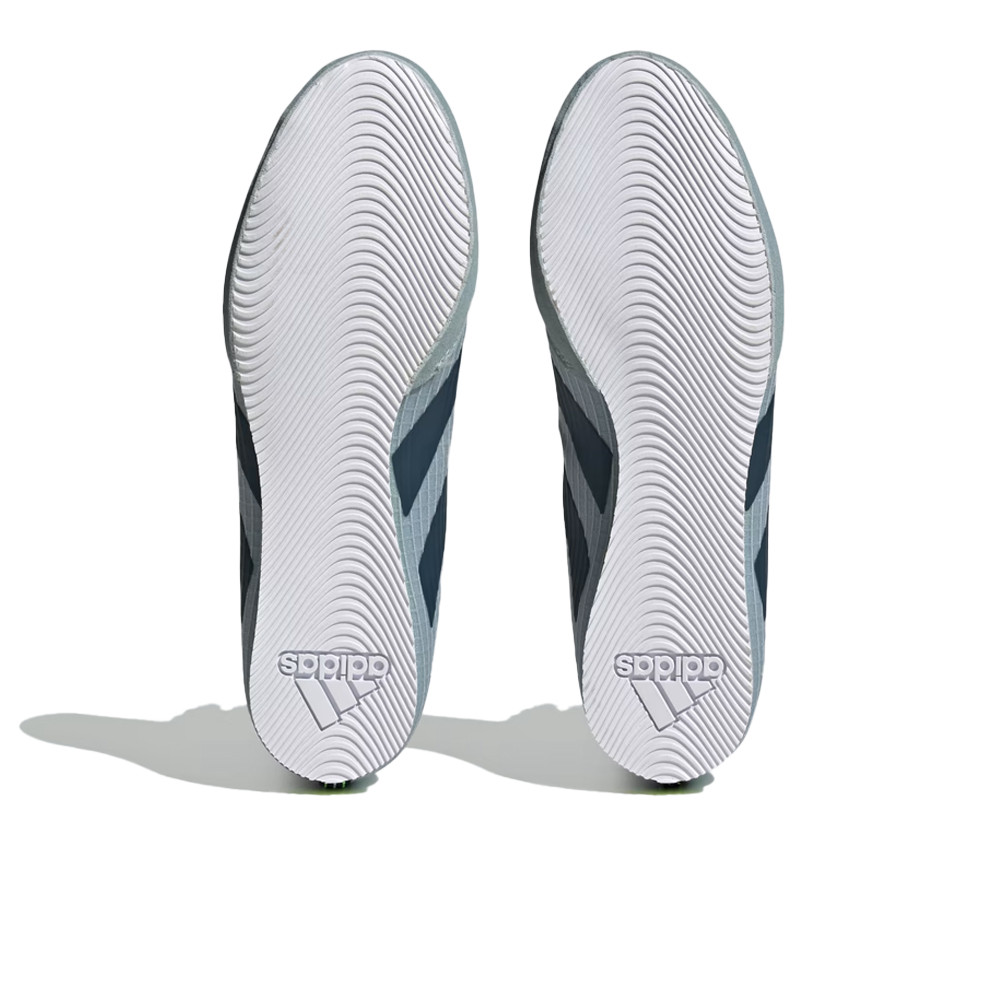 Adidas-Box-Hog-4-new-navy-green-HP6879-Boxschuhe-Boxstiefel-02 Adidas Box Hog 4 - new grey green HP6879