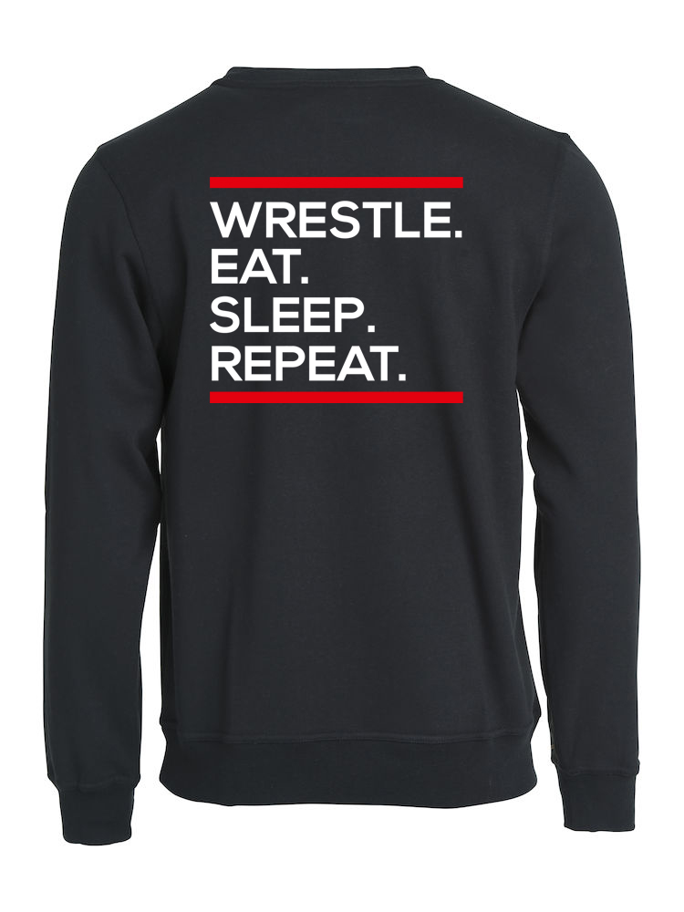 Wrestle Eat Sleep Repeat Pullover