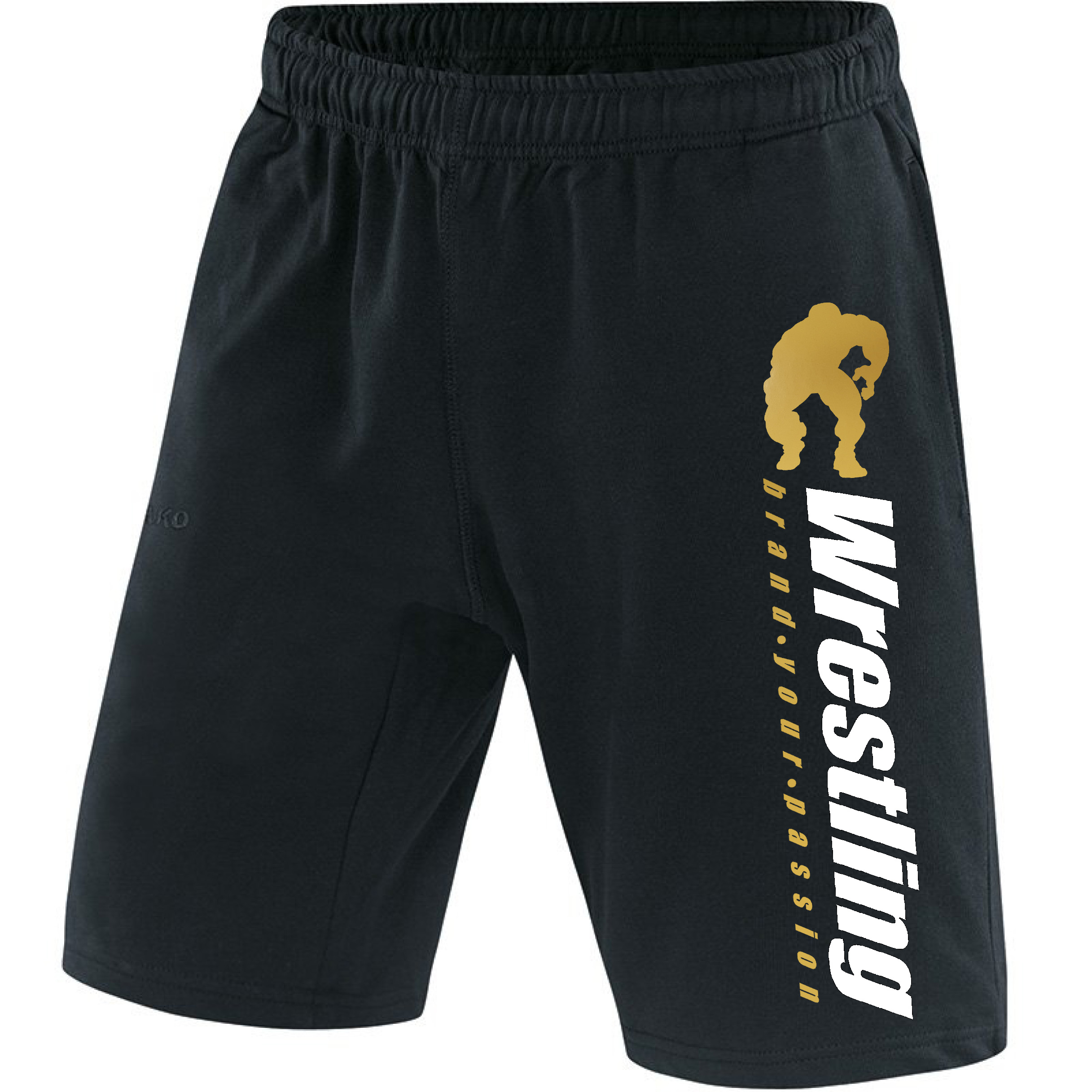 Schwarz-Gold Kombi-Angebot T-Shirt + Short Brand Your Passion