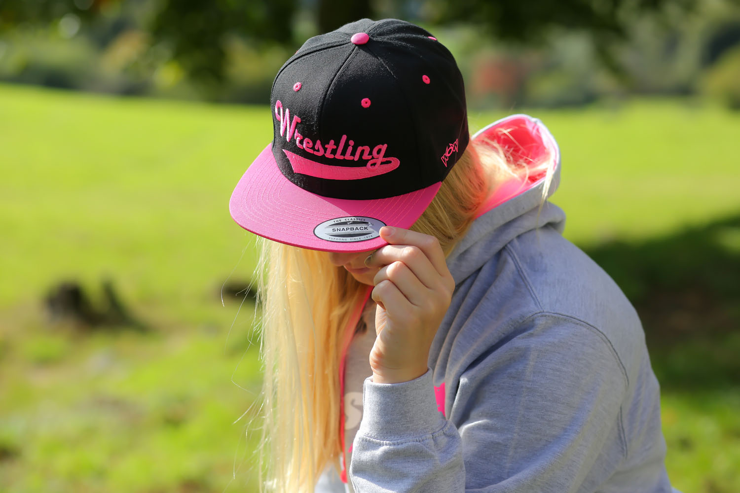 IMG_5063wow Wrestling Kappe Pink