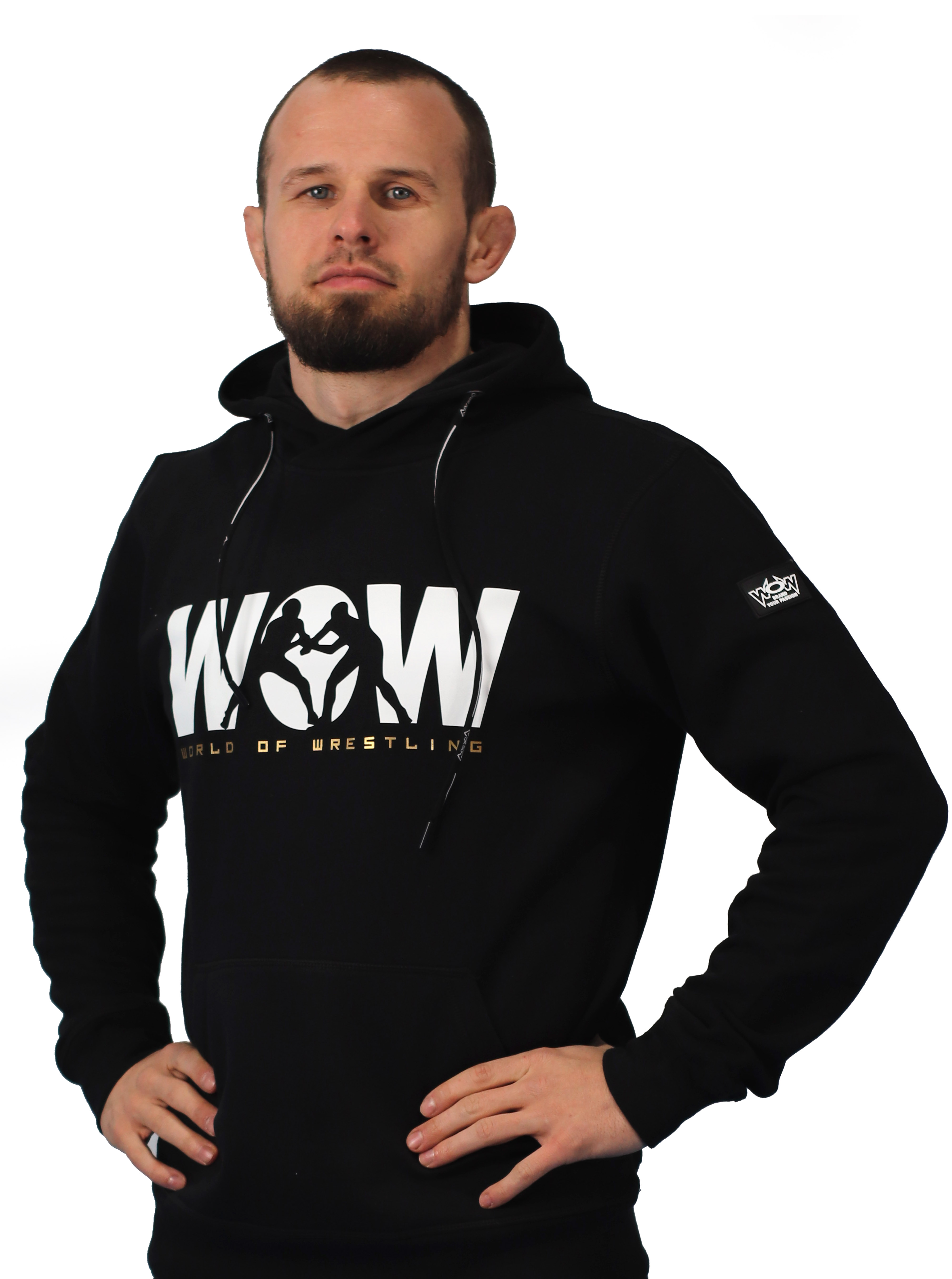 Hoody-WOW-3 WoW World of Wrestling Hoody Herren