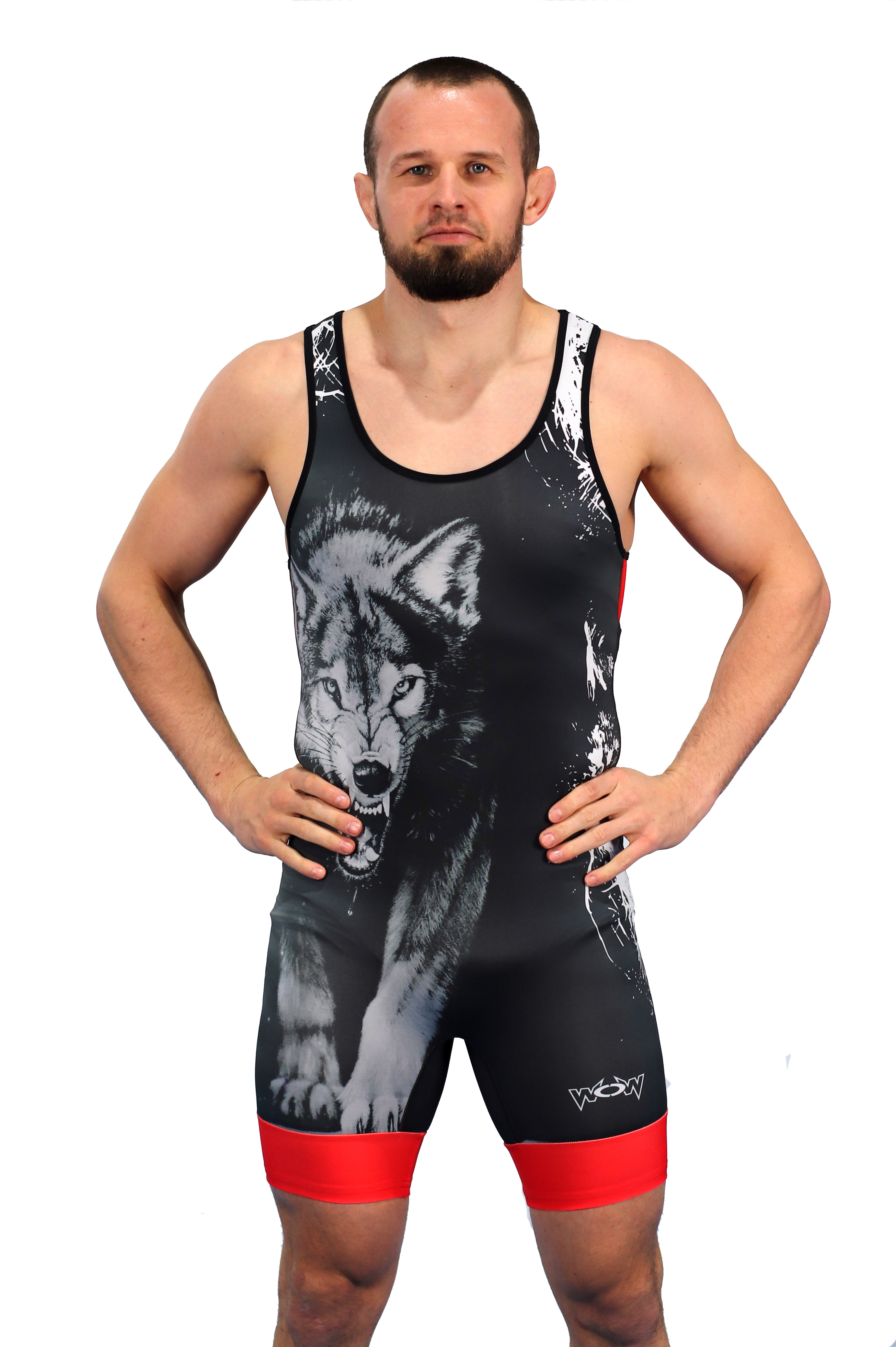Wolf-Rot-Vorne Trikot Wolf Doppelpack Herren