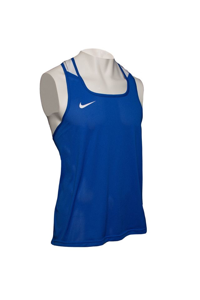 Herren Trainings-T-Shirt Nike Boxing Tank blau 652861-493