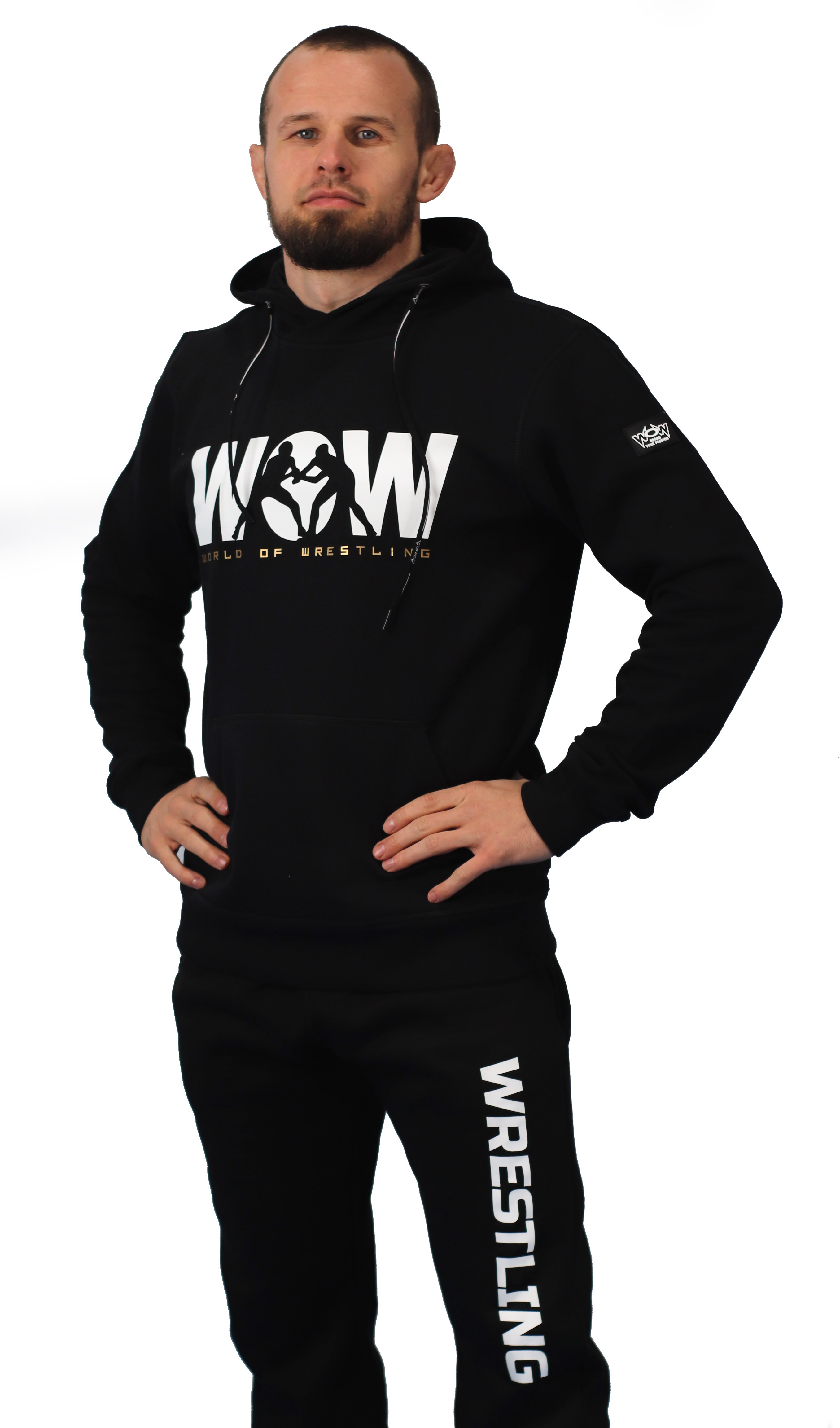 WoW World of Wrestling Hoody Herren