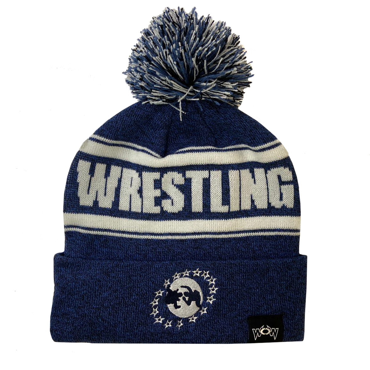 Wrestling-M-tze-Beanie-Blau Wintermütze Wrestling blau