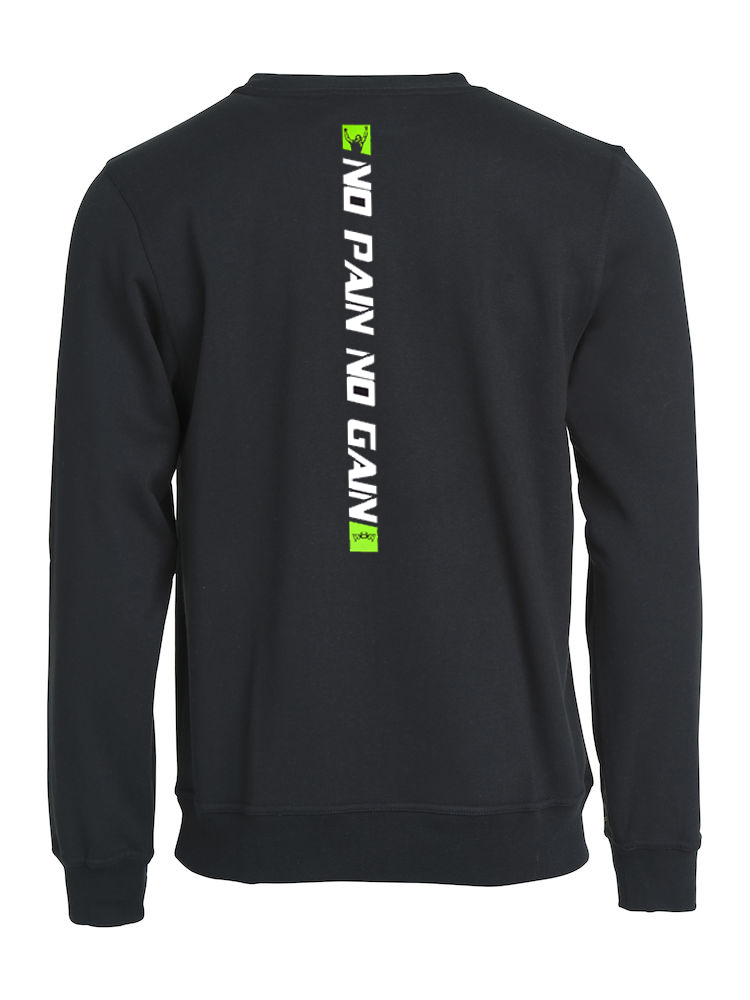 No-Pain-Pullover-Hinten No Pain No Gain Pullover