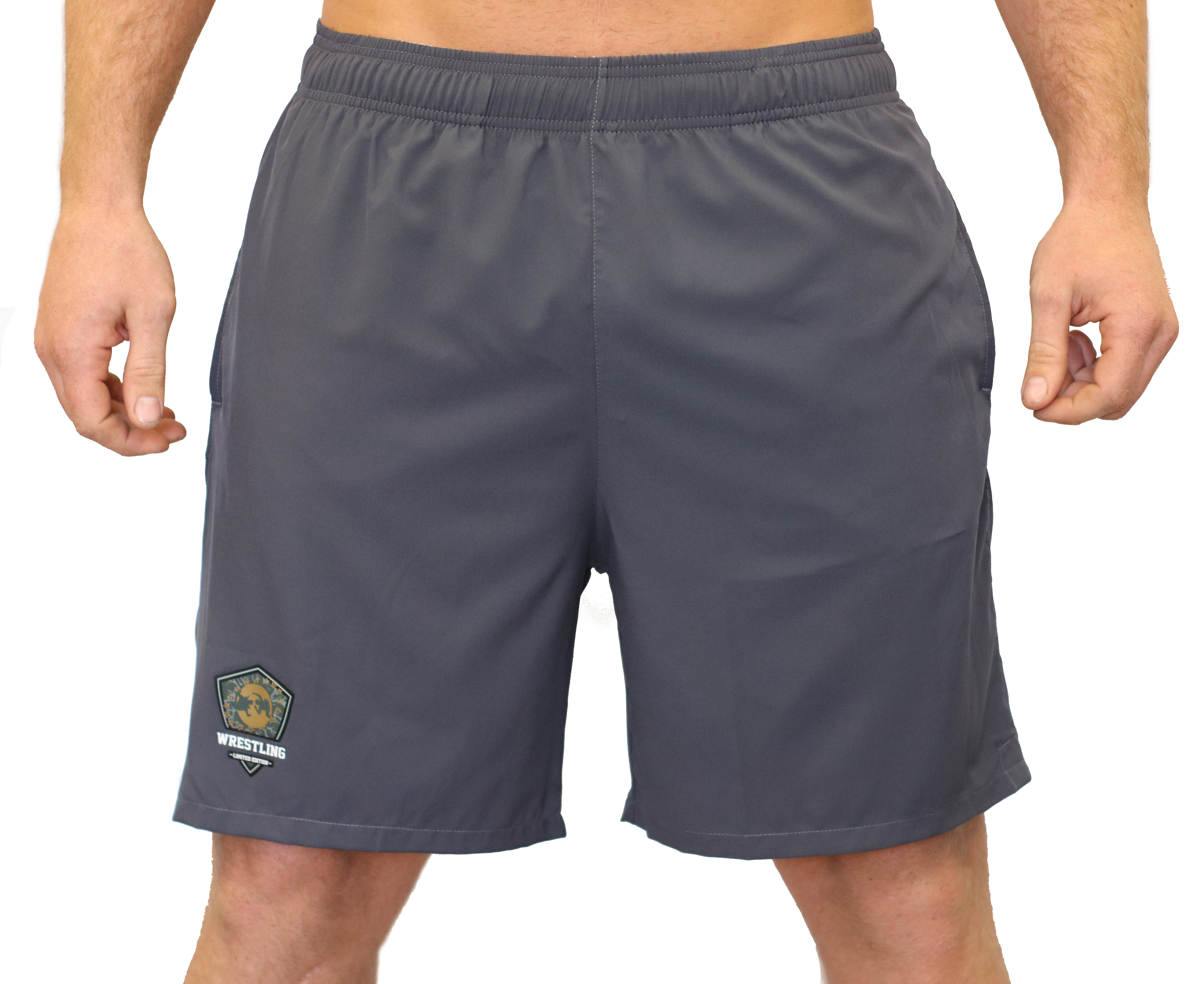 Premium-Shrts-Grau-Vorne Premium Shorts Limited Edition Grau