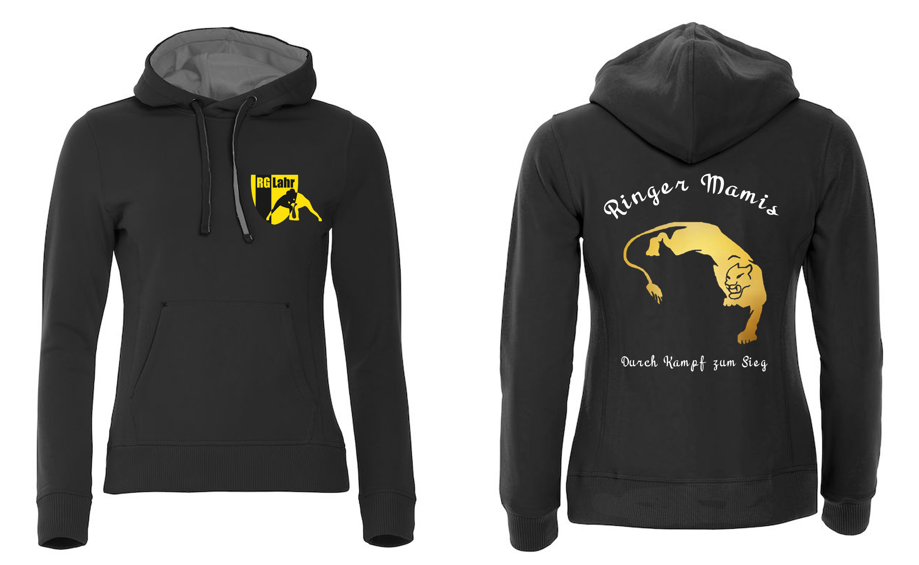 RG Lahr Hoody Schwarz Damen