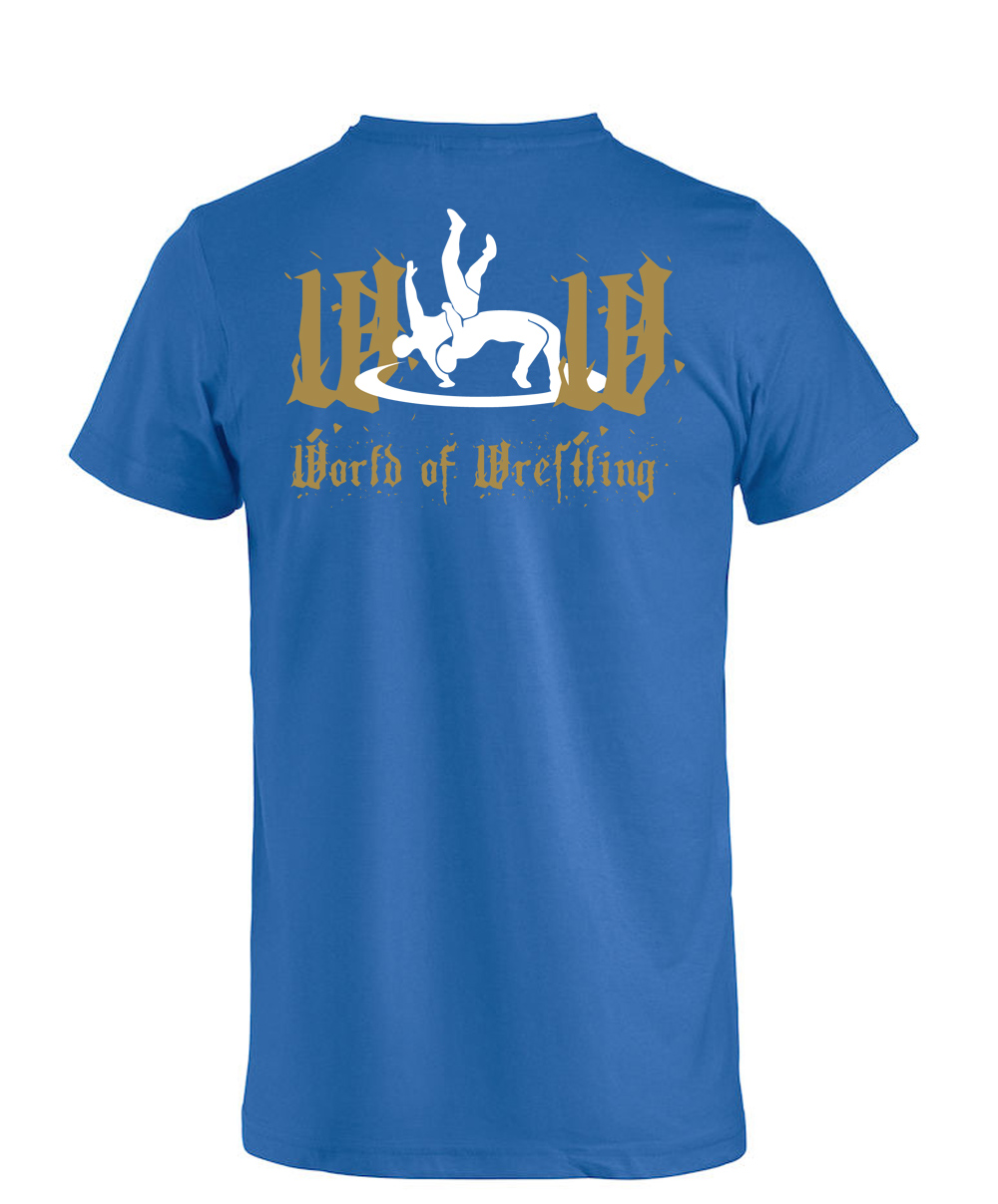 Wrestler-blau Wrestler T-Shirt Damen / Herren