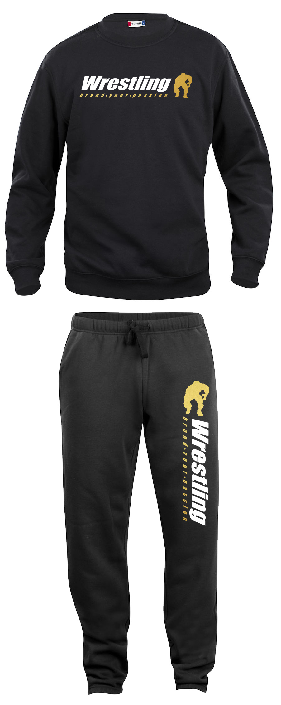 Schwarz-set Jogging-Set Brand Your Passion Kinder