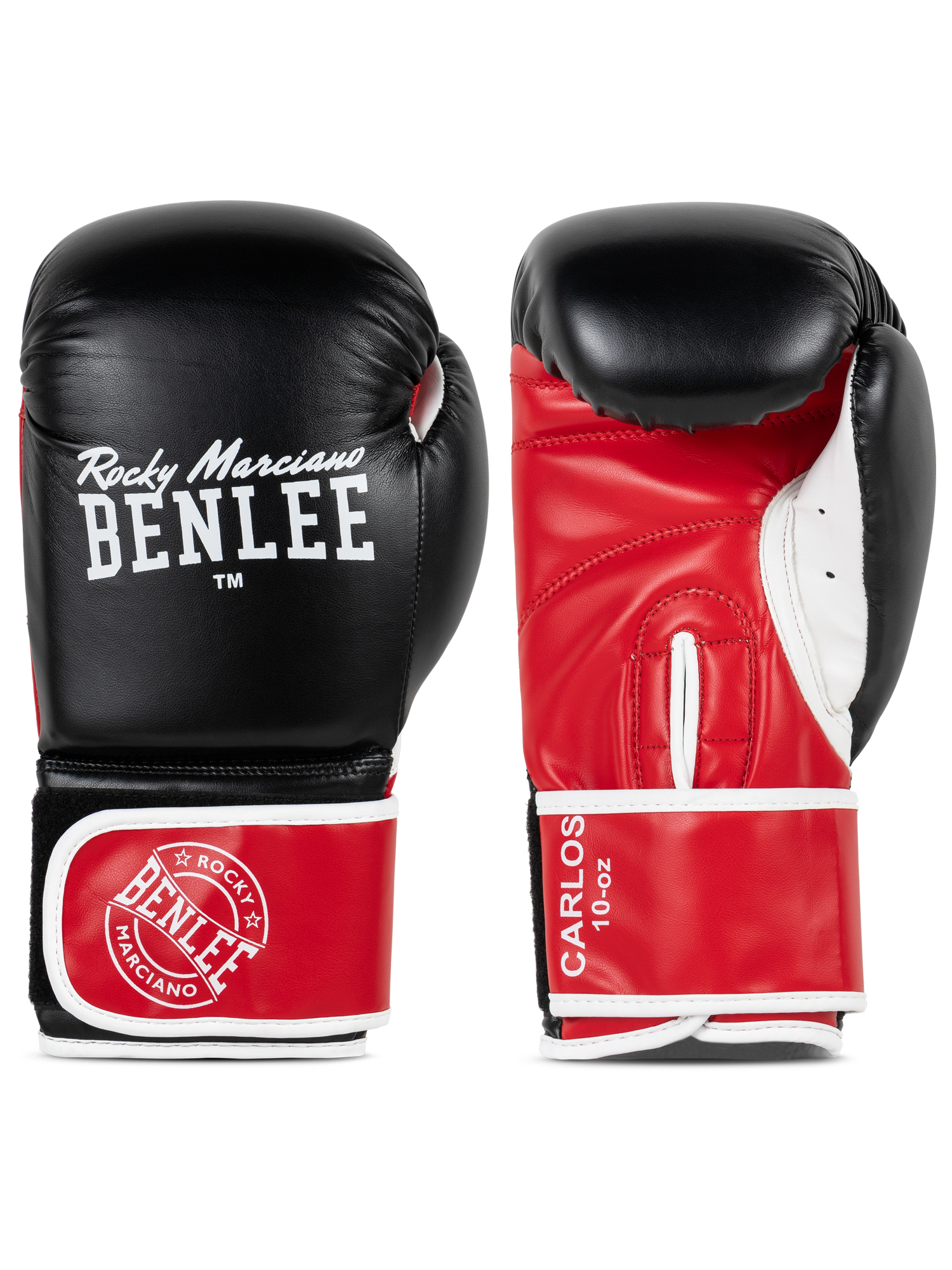 CARLOS Boxhandschuhe aus Kunstleder - Benlee - 1502 black / red / white