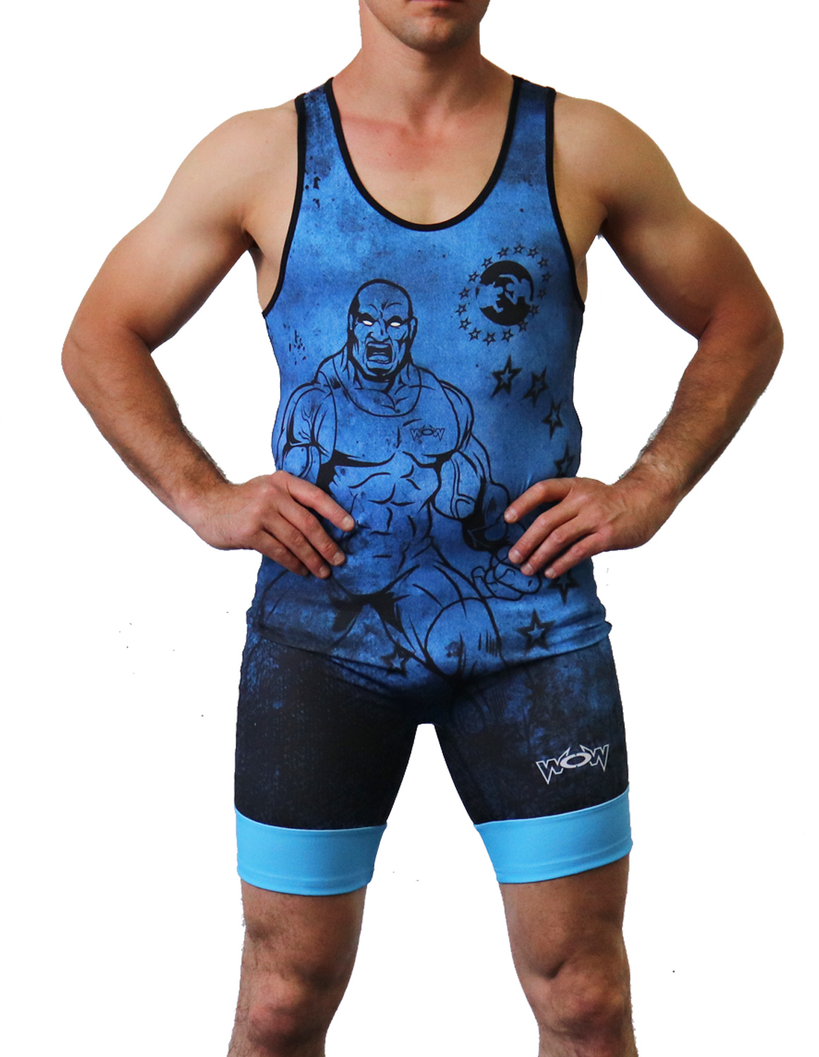 Trikot-Star-Blau Trikot Star Doppelpack Kinder